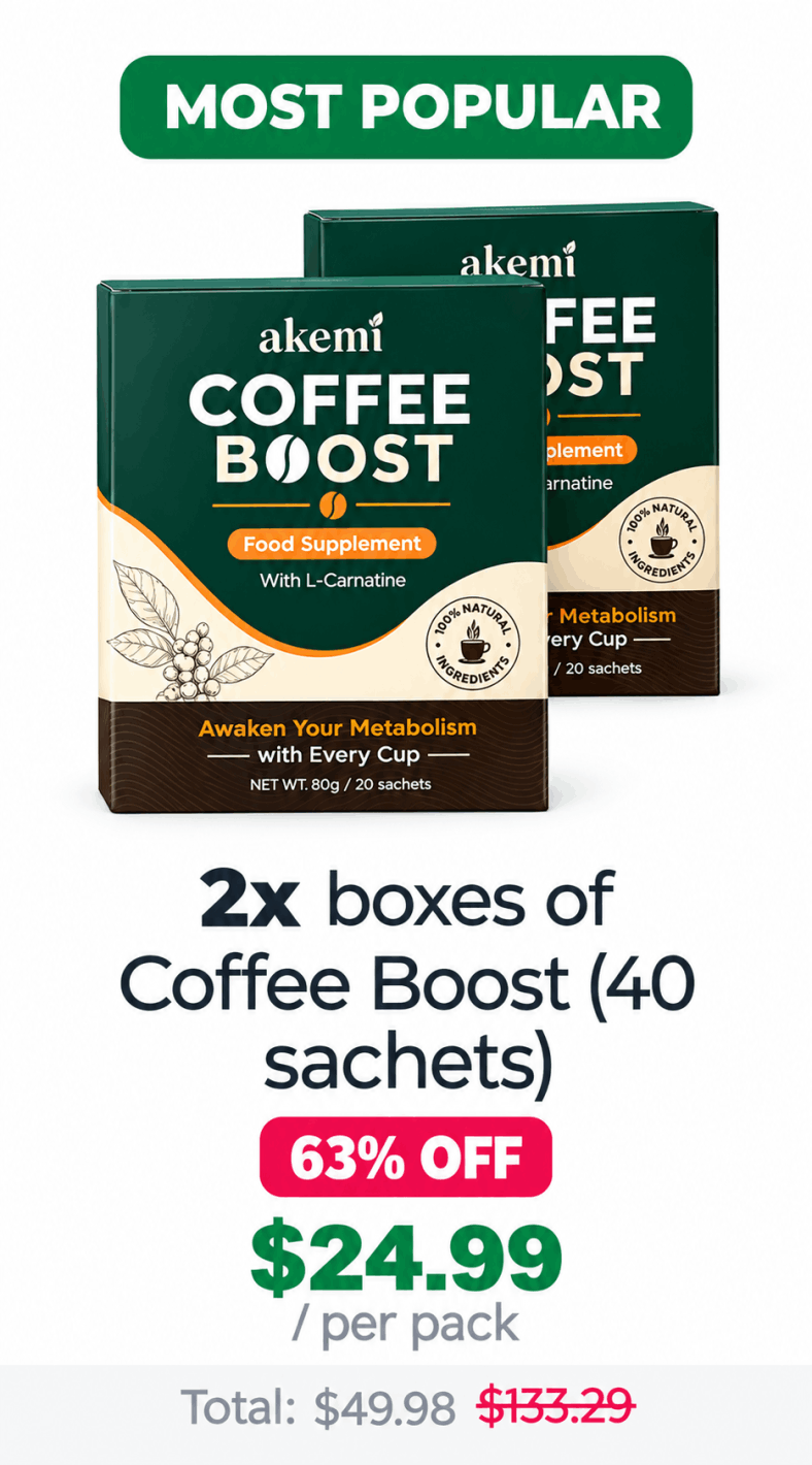 akemi coffee boost 2nd pricing